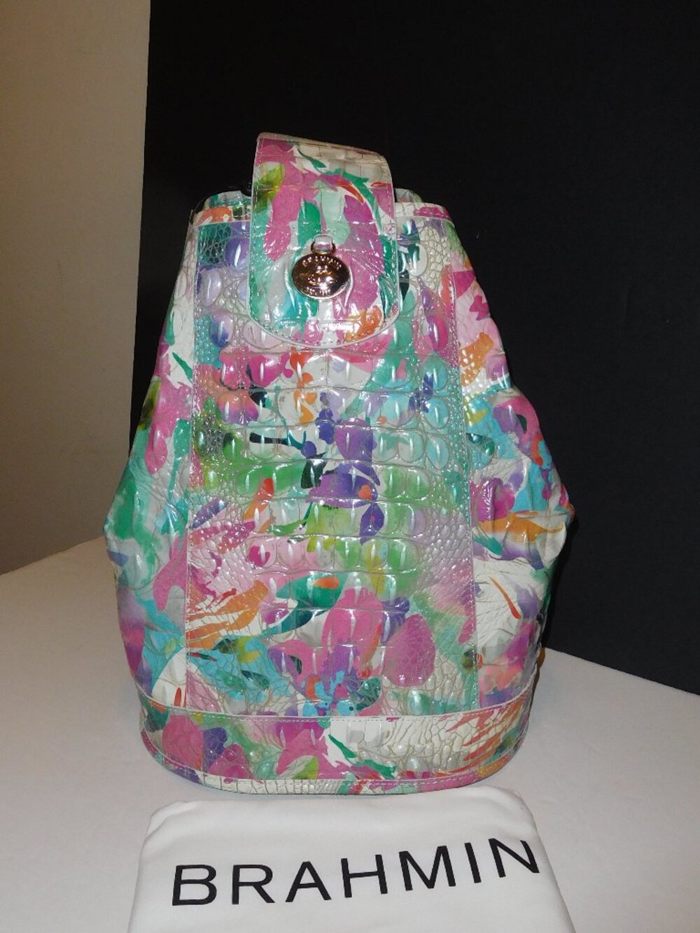 Brahmin Allie Daylilly Melbourne Sling Back Backpack--NWT